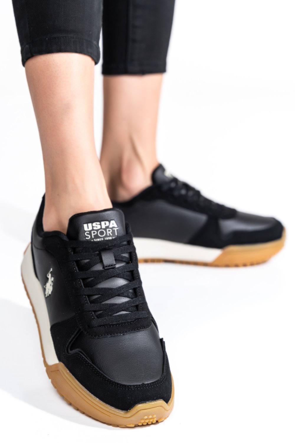 U.S. POLO ASSN, PANTOFI SPORT BLACK GWEN