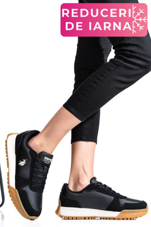 U.s. polo assn, pantofi sport black gwen