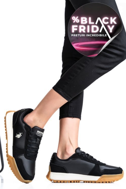 U.s. polo assn, pantofi sport black gwen