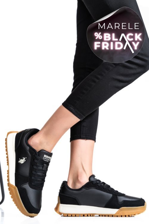 U.s. polo assn, pantofi sport black gwen