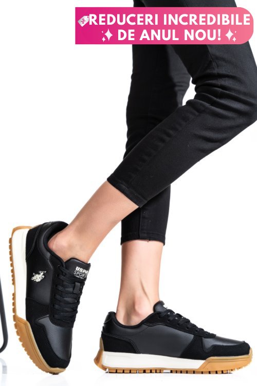 U.s. polo assn, pantofi sport black gwen