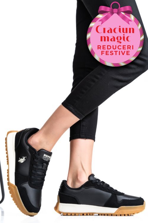 U.s. polo assn, pantofi sport black gwen