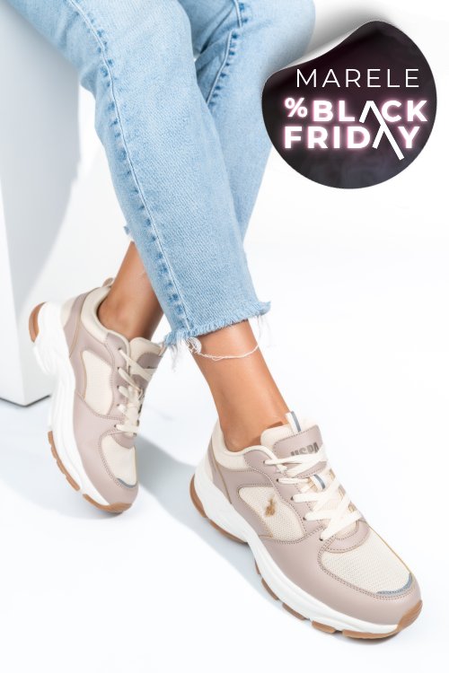 U.s. polo assn, pantofi sport beige sorley