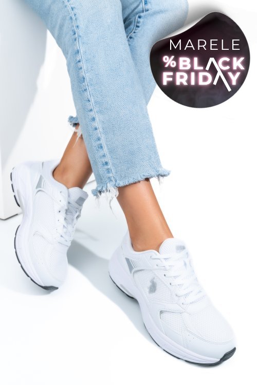 U.s. polo assn, pantofi sport white felix