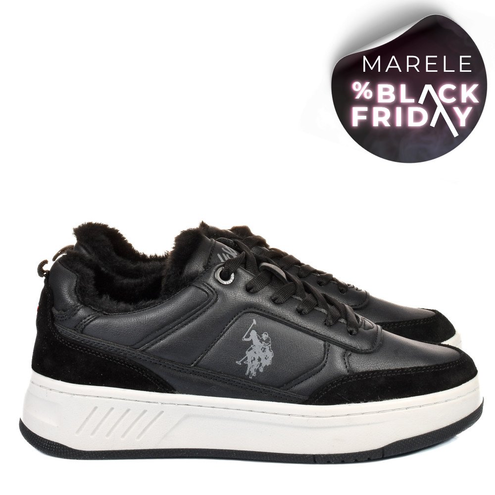 U.S. POLO ASSN, PANTOFI SPORT BLACK GEZZA