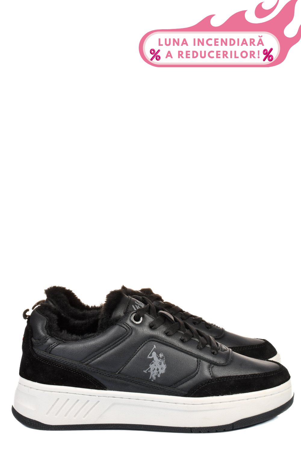 U.S. POLO ASSN, PANTOFI SPORT BLACK GEZZA