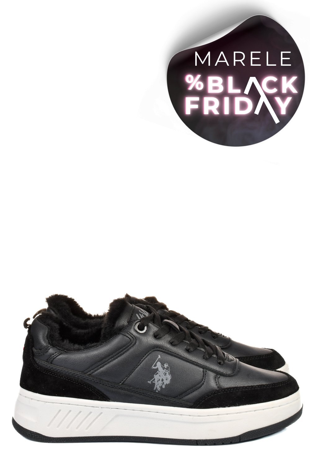 U.S. POLO ASSN, PANTOFI SPORT BLACK GEZZA