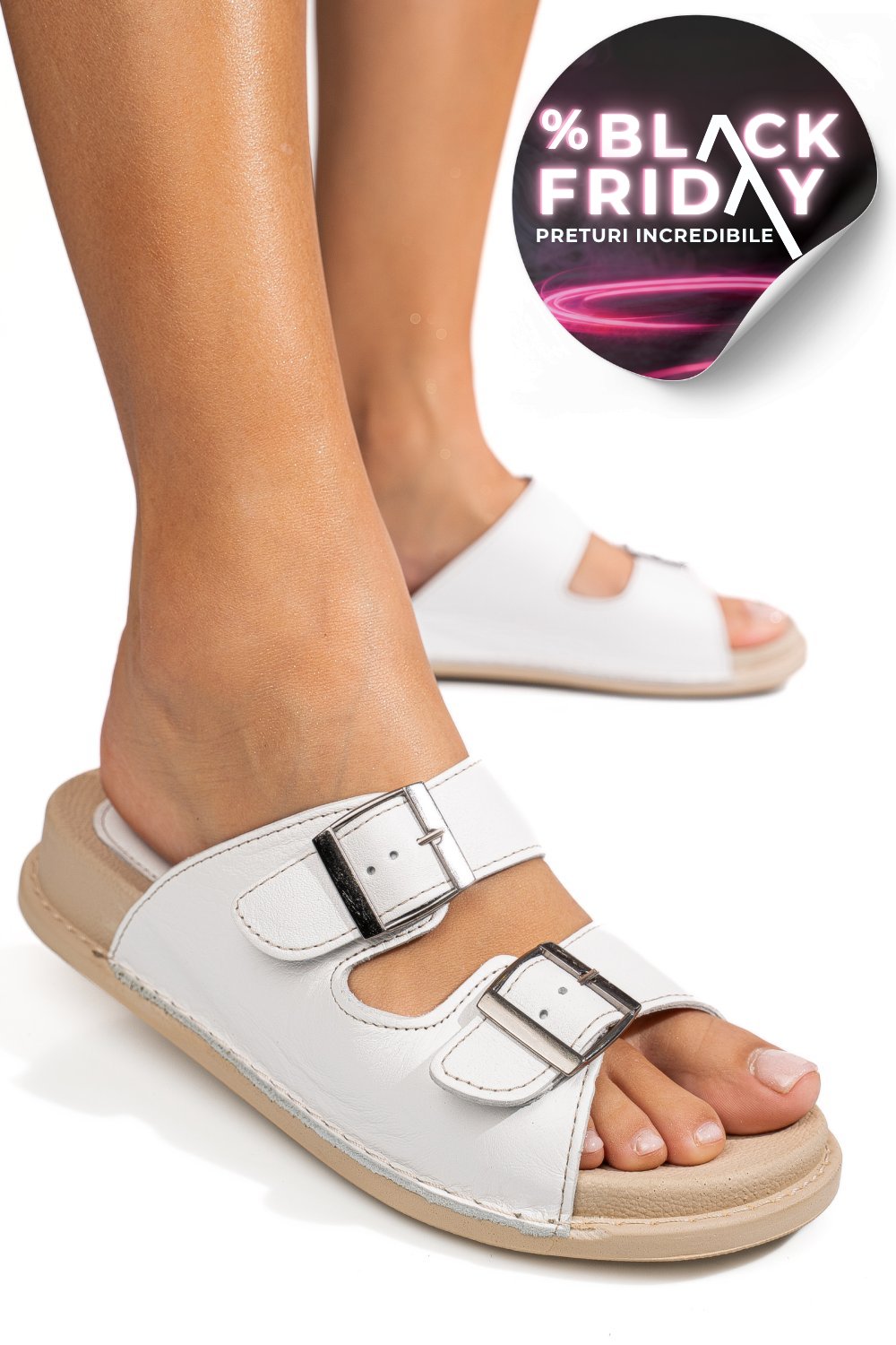 PAPUCI ALBI PIELE NATURALA APCKD-0100