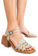 Sandale verzi piele naturala apckd3535