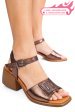 Sandale bronz piele naturala apckd3525