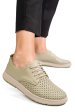 Pantofi verzi piele naturala apckd030