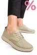 Pantofi verzi piele naturala apckd030