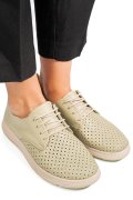 PANTOFI VERZI PIELE NATURALA APCKD030