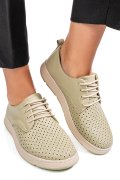 PANTOFI VERZI PIELE NATURALA APCKD030