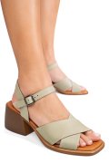SANDALE VERZI PIELE NATURALA APCKD3520