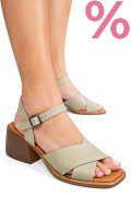 SANDALE VERZI PIELE NATURALA APCKD3520