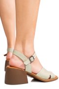 SANDALE VERZI PIELE NATURALA APCKD3520