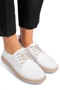 PANTOFI ALBI PIELE NATURALA APCKD070
