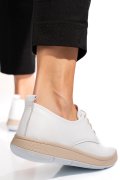 PANTOFI ALBI PIELE NATURALA APCKD070