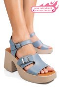 SANDALE ALBASTRE PIELE NATURALA APCKD7055