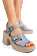 Sandale albastre piele naturala apckd7055