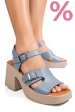 Sandale albastre piele naturala apckd7055