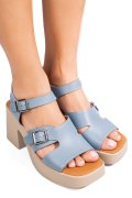 SANDALE ALBASTRE PIELE NATURALA APCKD7055