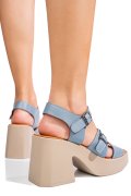 SANDALE ALBASTRE PIELE NATURALA APCKD7055