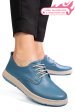 Pantofi albastri piele naturala apckd070