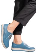 PANTOFI ALBASTRI PIELE NATURALA APCKD070
