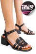 Sandale negre piele naturala apckd3535