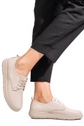 PANTOFI BEJ PIELE NATURALA APCKD070