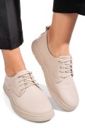 PANTOFI BEJ PIELE NATURALA APCKD070
