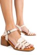 Sandale bej piele naturala apckd3535