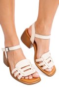 SANDALE BEJ PIELE NATURALA APCKD3535