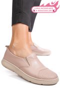PANTOFI ROZ PIELE NATURALA APCKD090