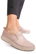 PANTOFI ROZ PIELE NATURALA APCKD090