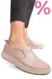Pantofi roz piele naturala apckd090