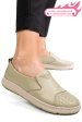 Pantofi verzi piele naturala apckd090