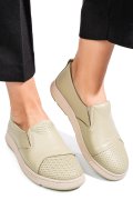 PANTOFI VERZI PIELE NATURALA APCKD090