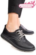 PANTOFI NEGRI PIELE NATURALA APCKD030