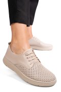 PANTOFI BEJ PIELE NATURALA APCKD030