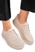 PANTOFI BEJ PIELE NATURALA APCKD030