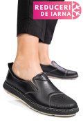 PANTOFI NEGRI PIELE NATURALA APCKD090