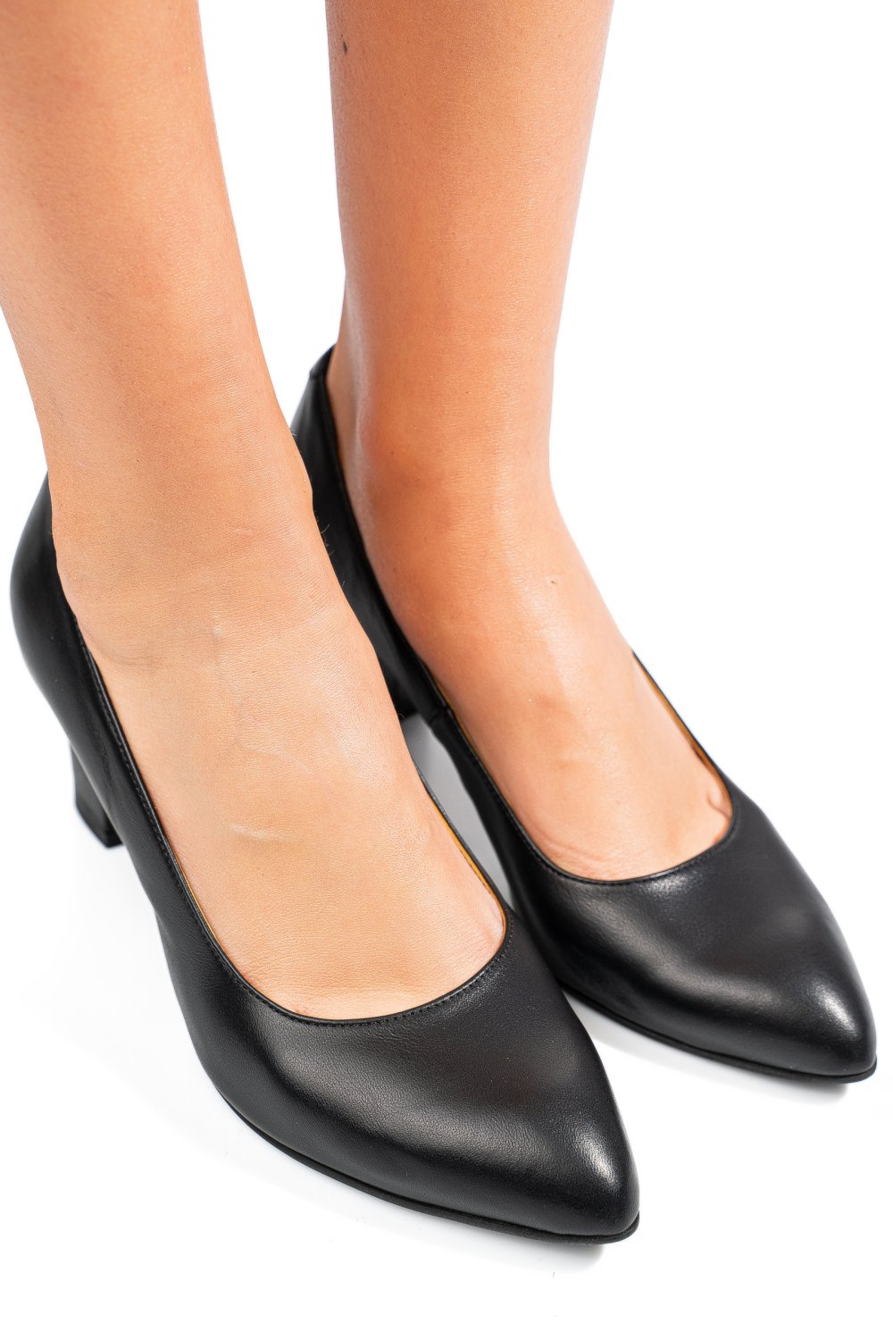 PANTOFI DAMA GUBAN PIELE NATURALA NEGRI 4S77292