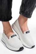 MOCASINI ALBI PIELE NATURALA JSPY5271