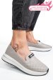 Mocasini gri piele naturala jspy5271