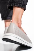 MOCASINI GRI PIELE NATURALA JSPY5271