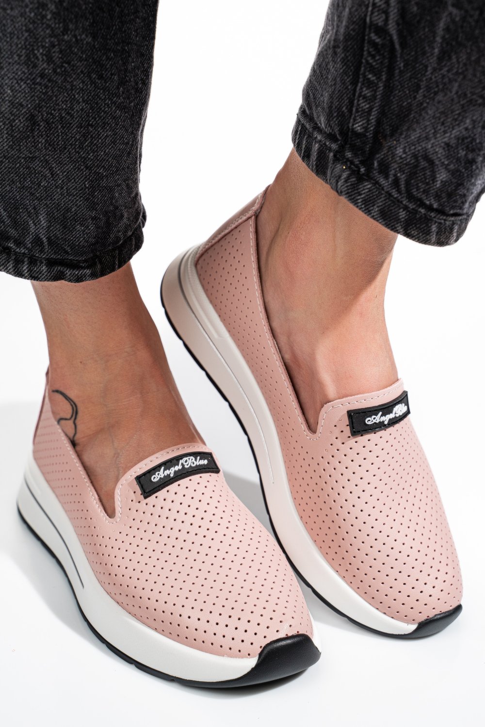 MOCASINI ROZ PIELE NATURALA JSPY5271
