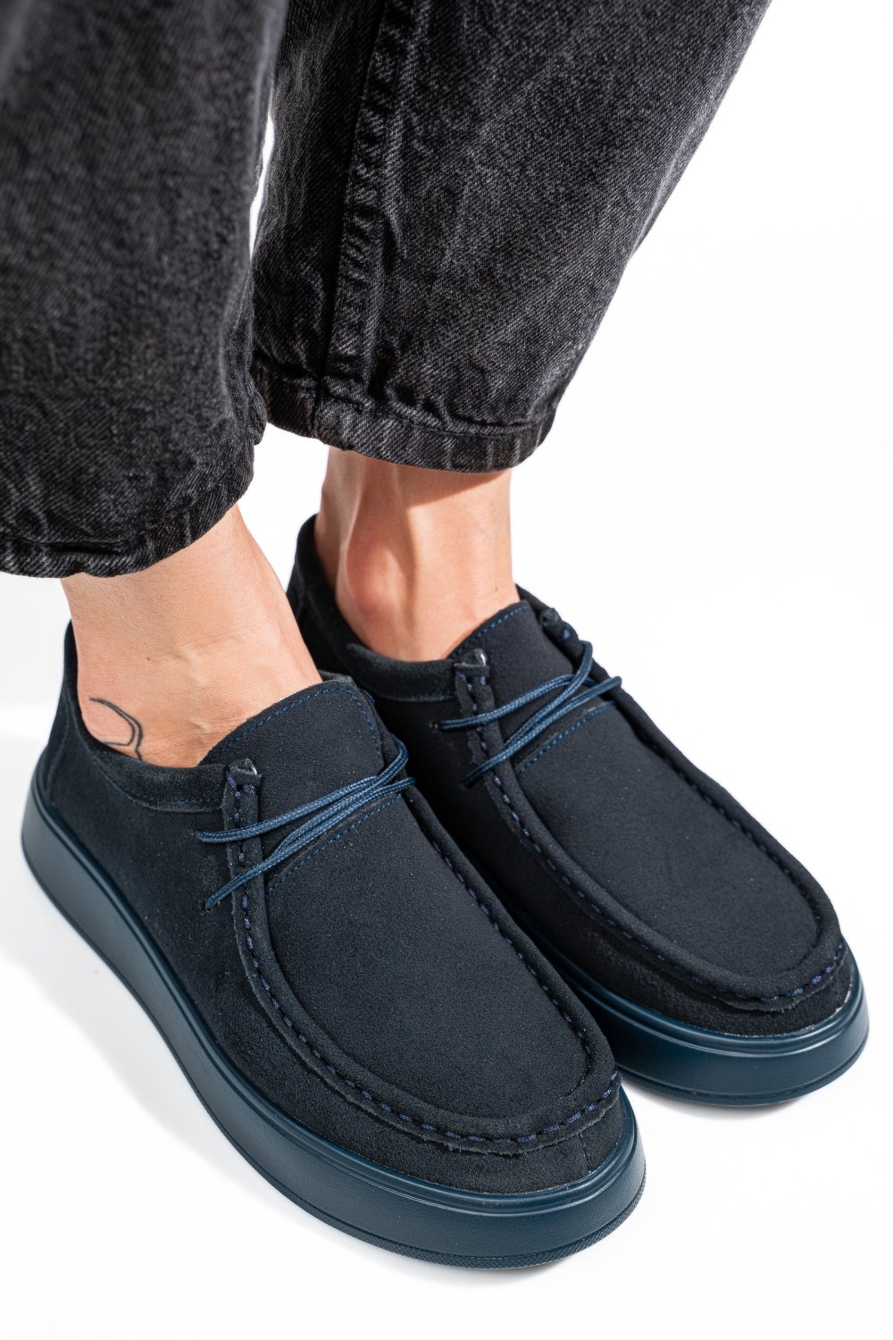 MOCASINI BLEUMARIN PIELE NATURALA INTOARSA JSPY3783